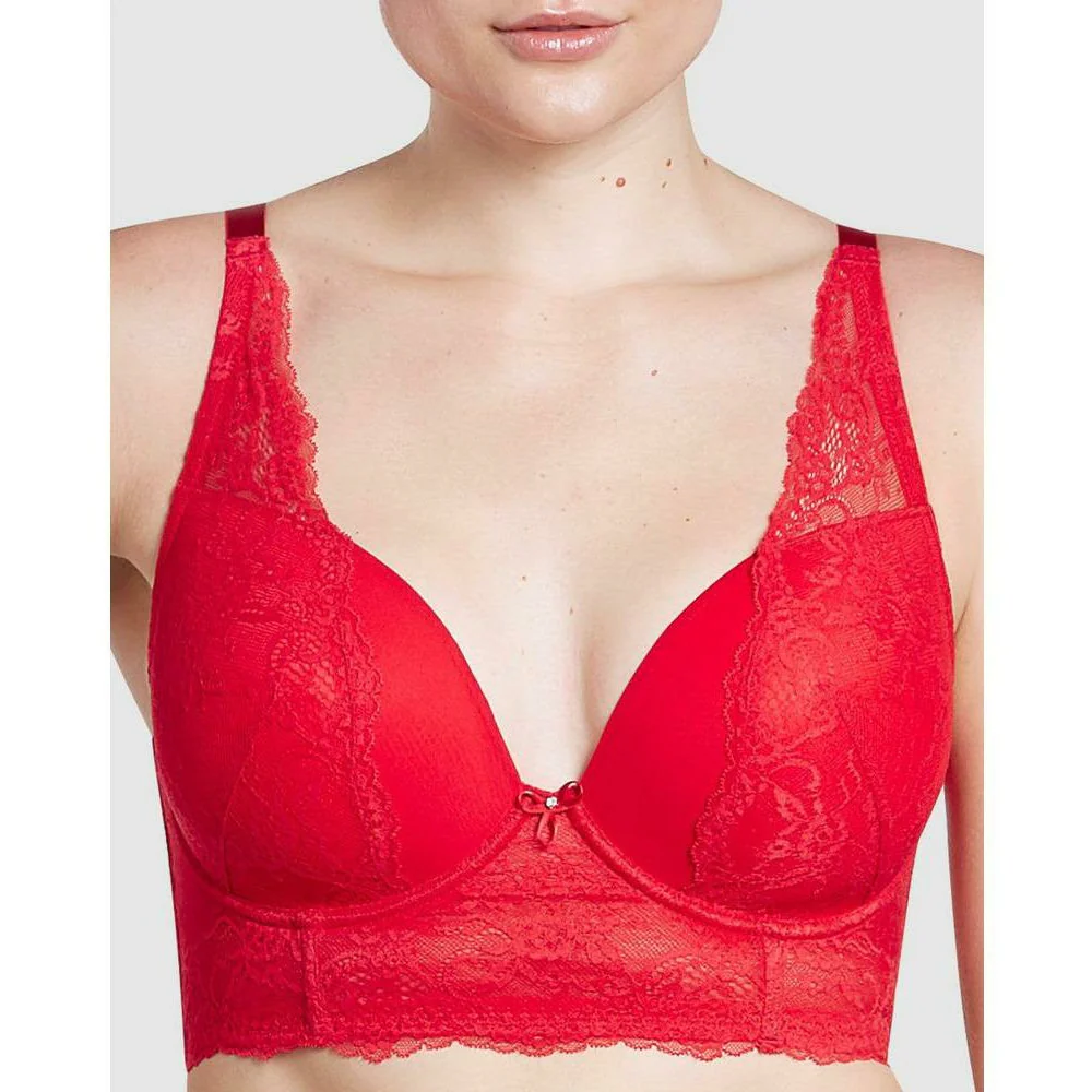 Sandrine Underwired Longline Plunge Bra - Image 6