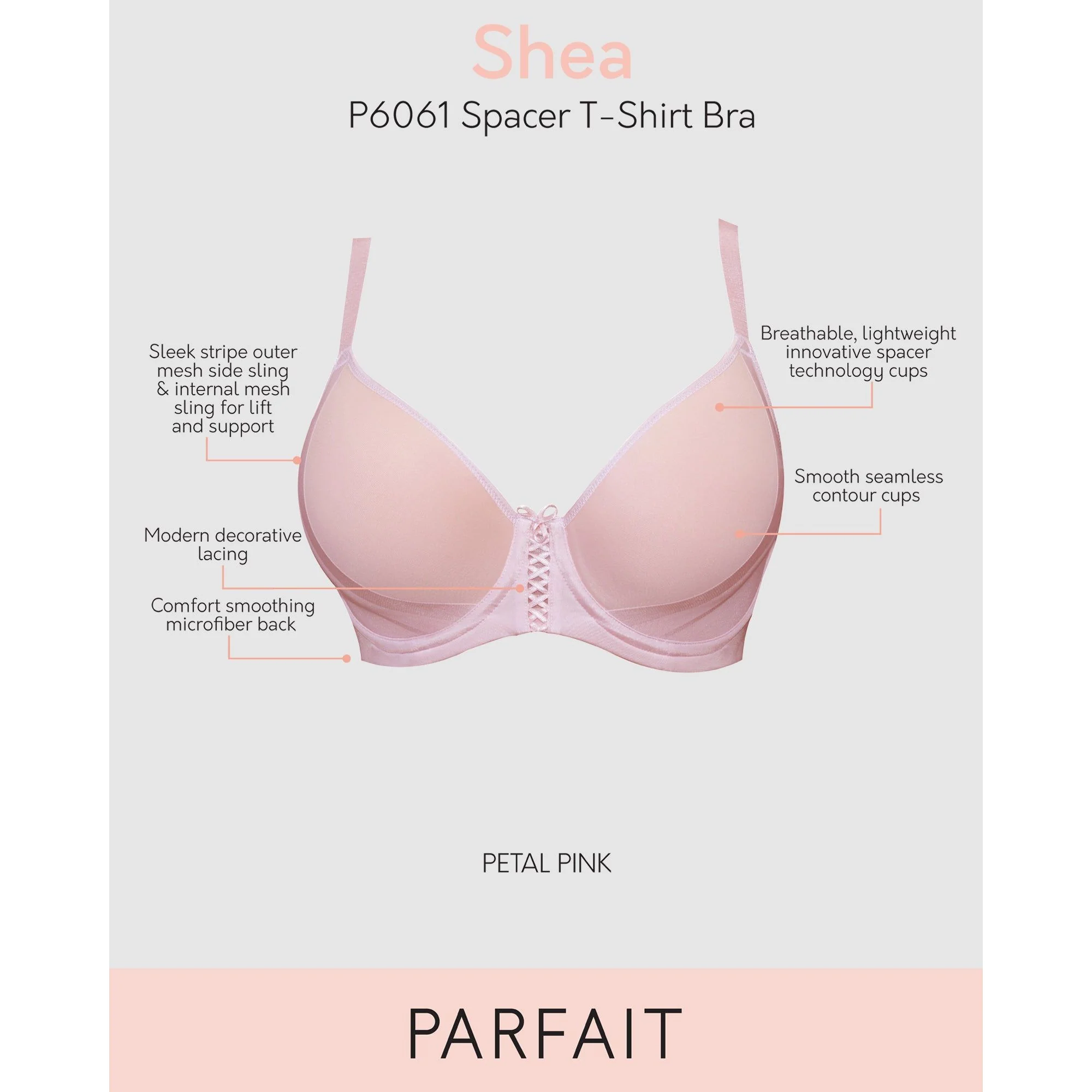 Shea Smooth & Seamless Spacer T-Shirt Bra - Image 6