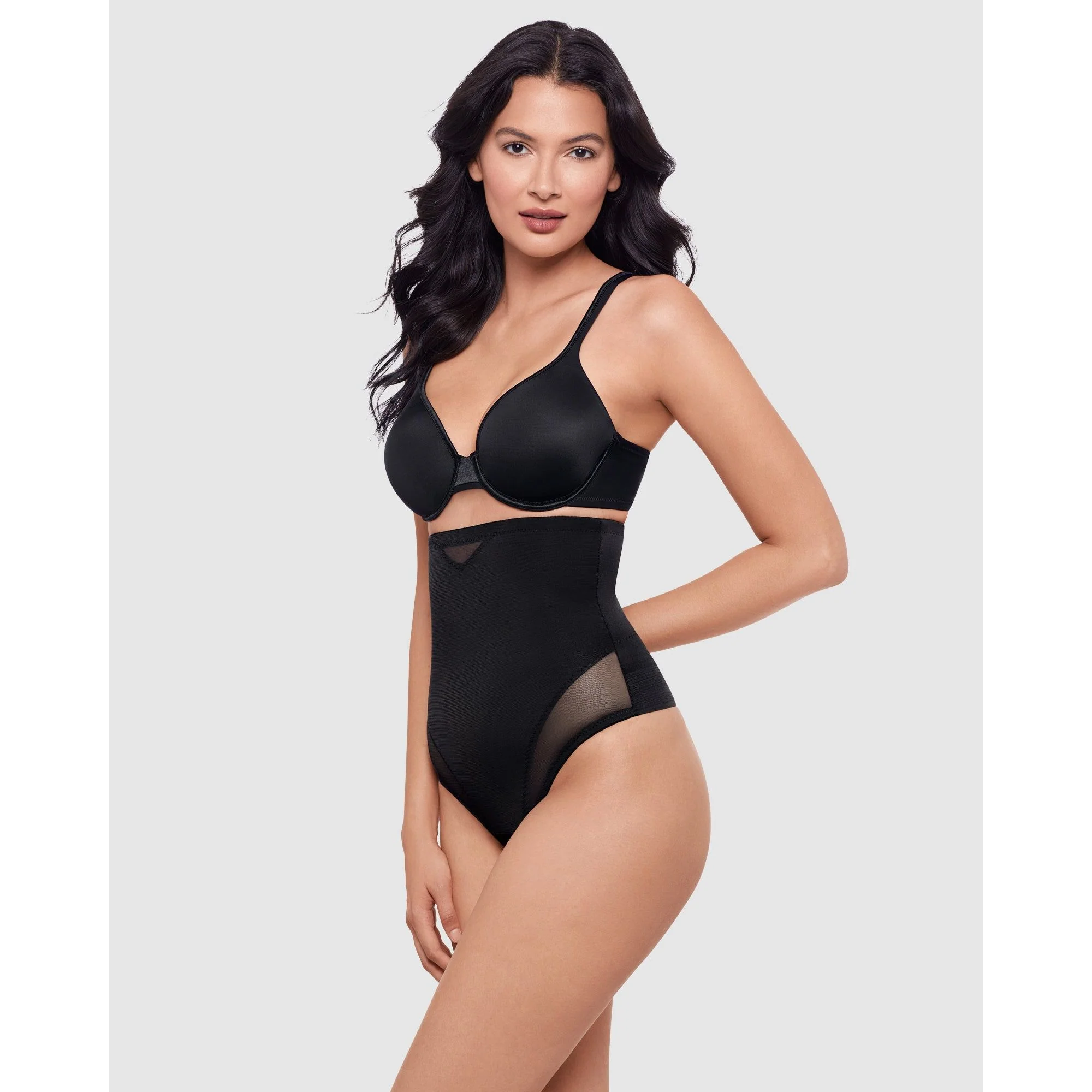 Sheer Shaping Sheer High Waist Thong - Image 3