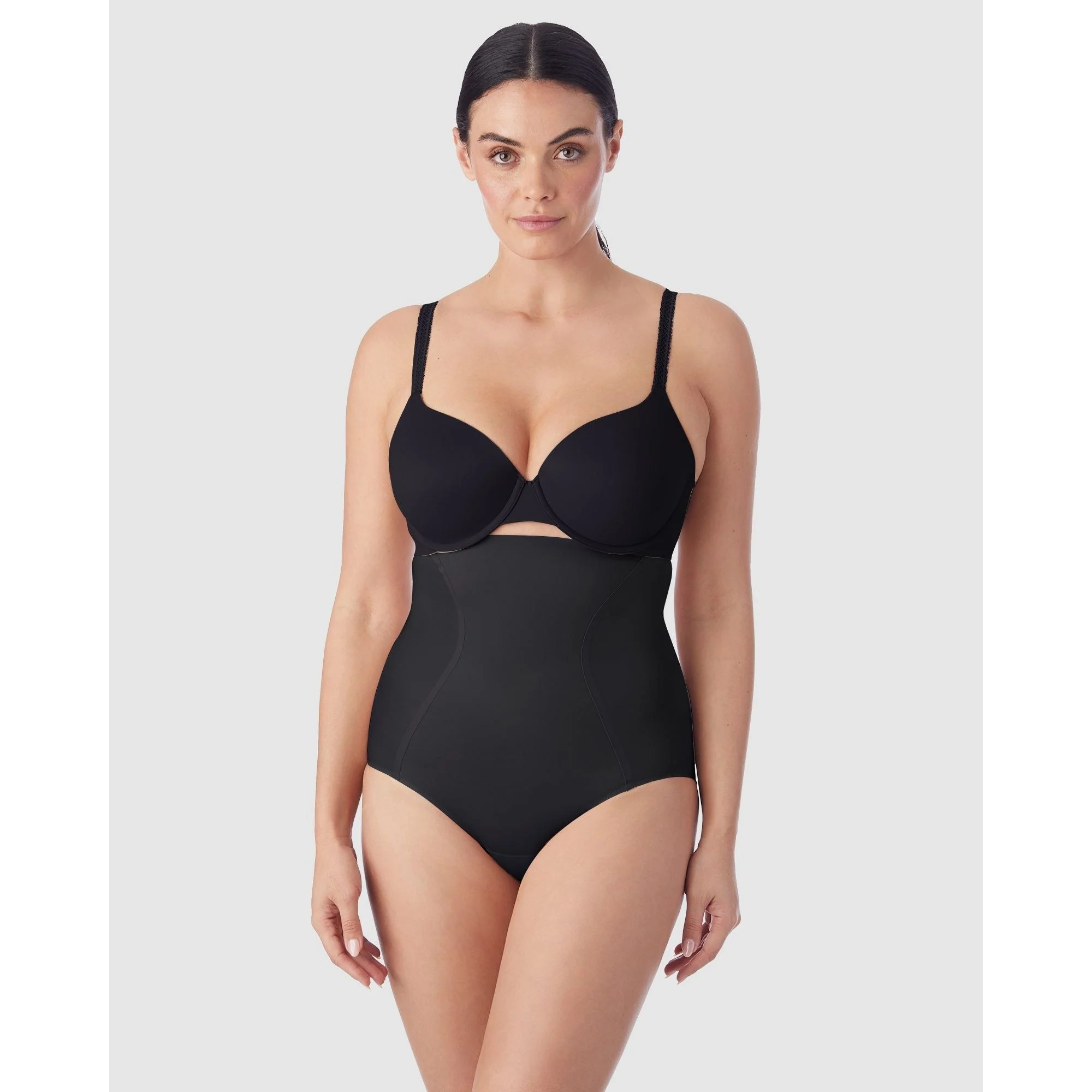 Skin Benefit Ultra High Waist Shaping Brief with Aloe-Black - Image 3