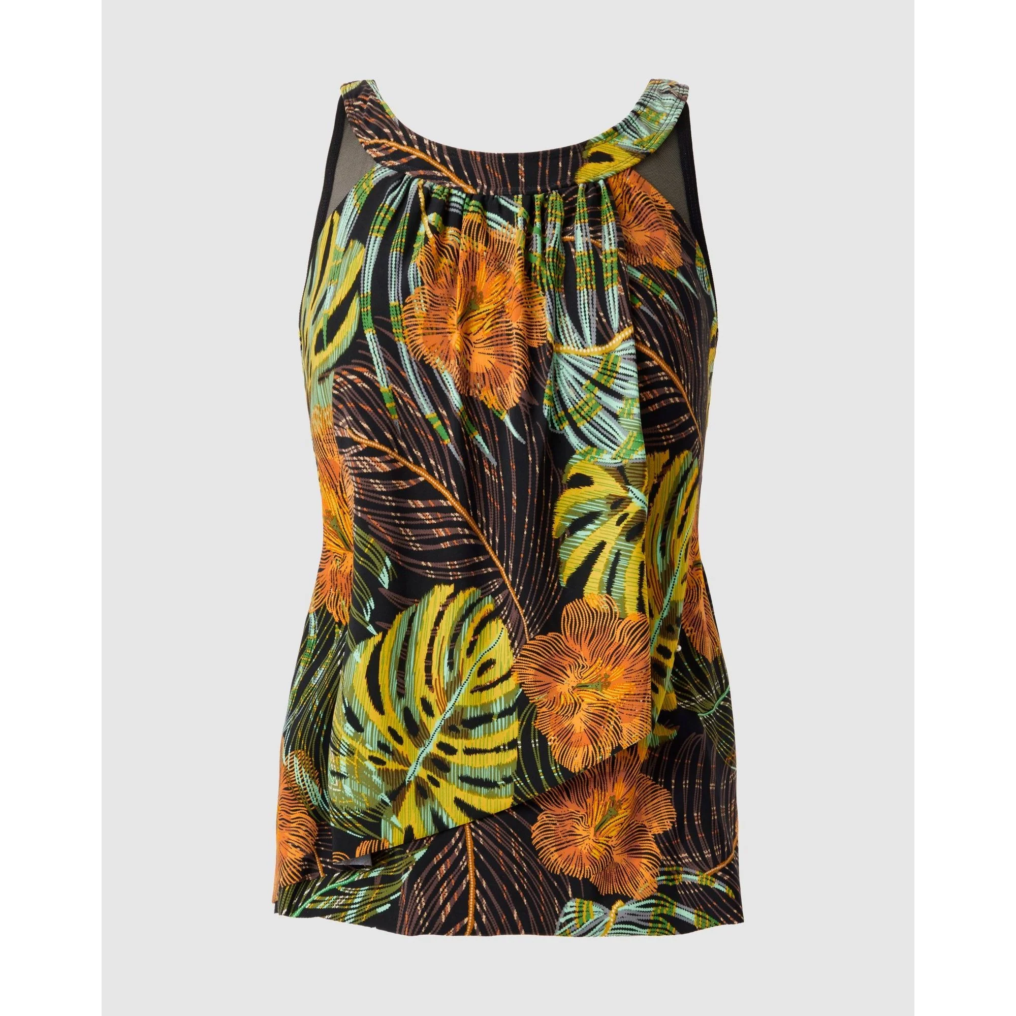 Sunset Islet Ursula Underwired High Neck Tankini Top - Image 6