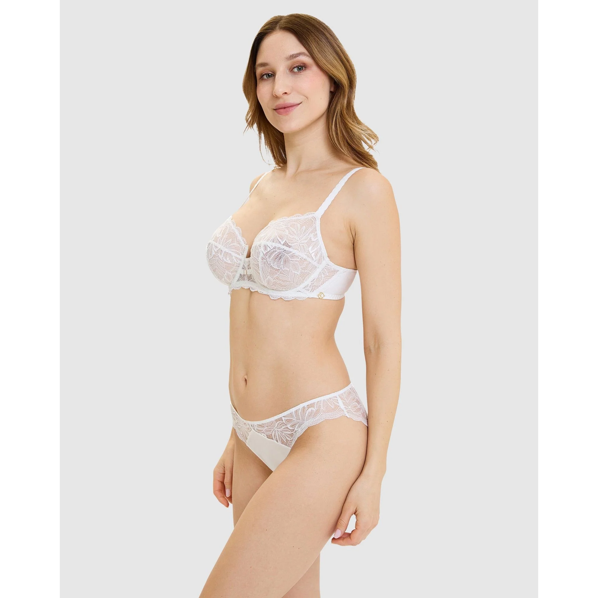Suzan Wired Unlined Full Cup Lace Bra - Image 3