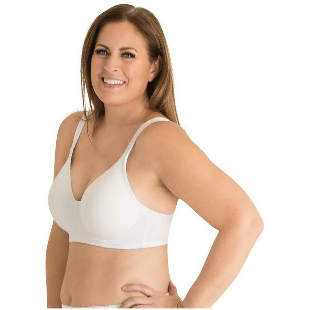 Brigitte Padded Full Coverage Wireless Plus Size Bra - Image 3