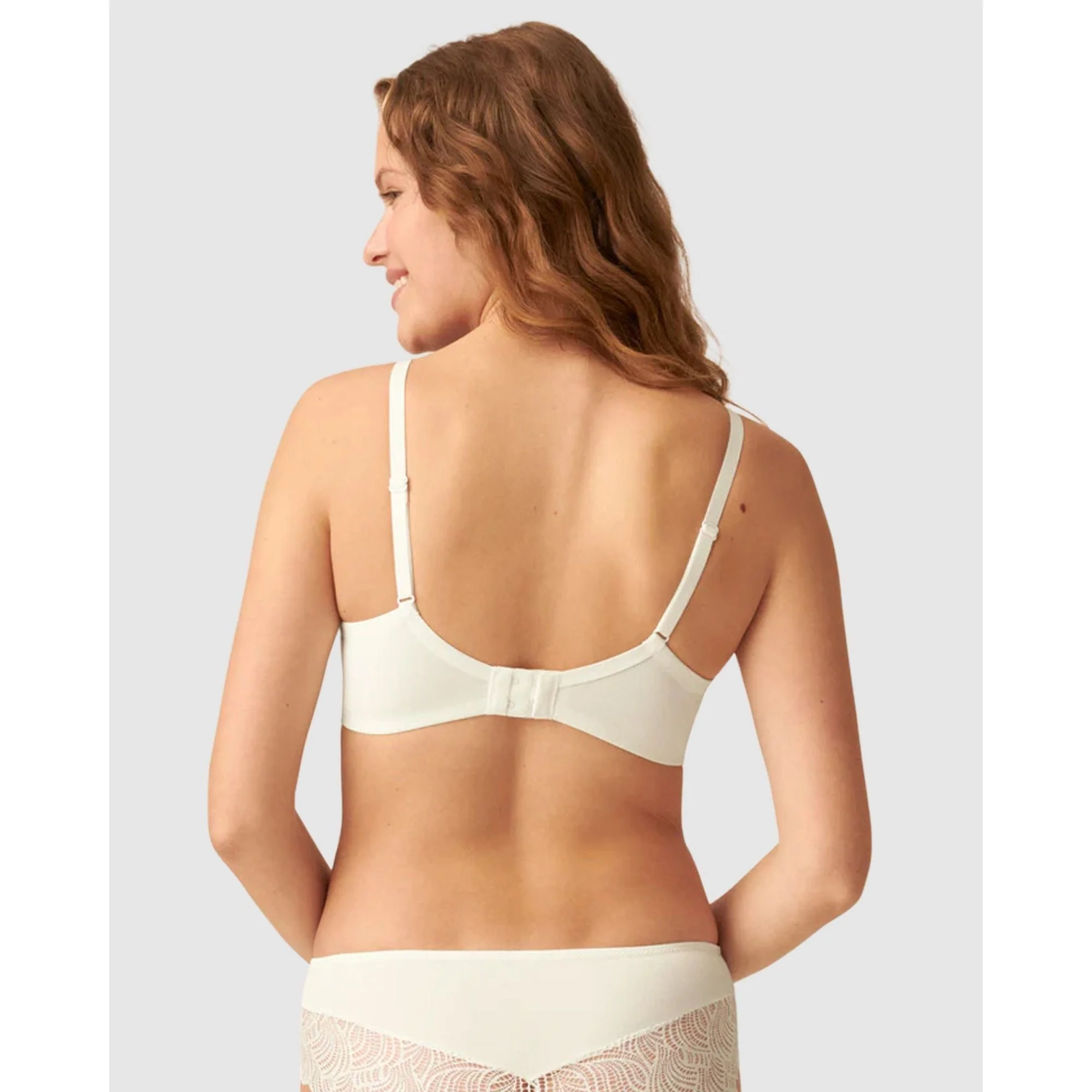The Friday Wirefree Recycled Lace Bra-Ecru - Image 5