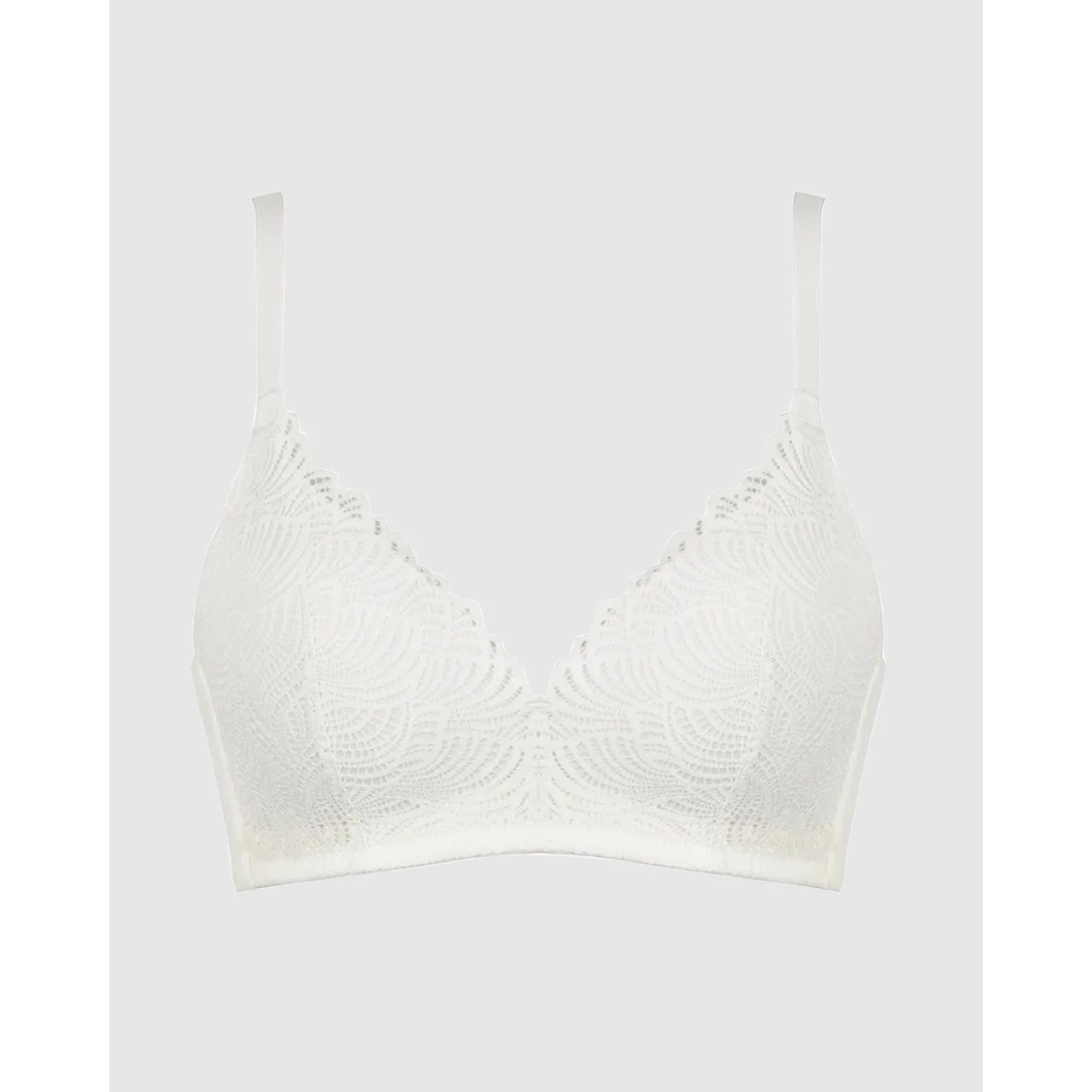 The Friday Wirefree Recycled Lace Bra-Ecru - Image 6