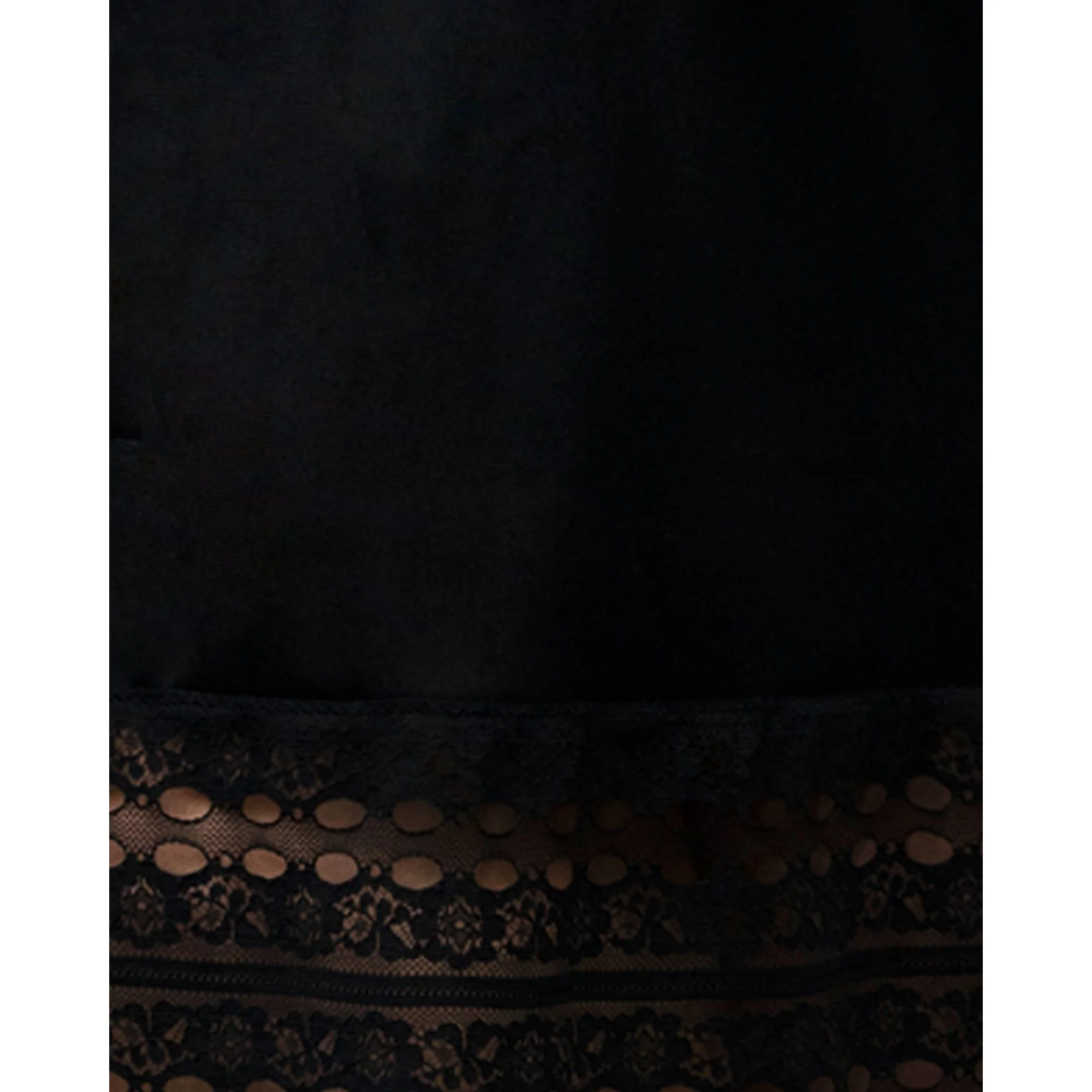 Trimmable Half Slip Lingerie Underskirt With Lace-Black - Image 6