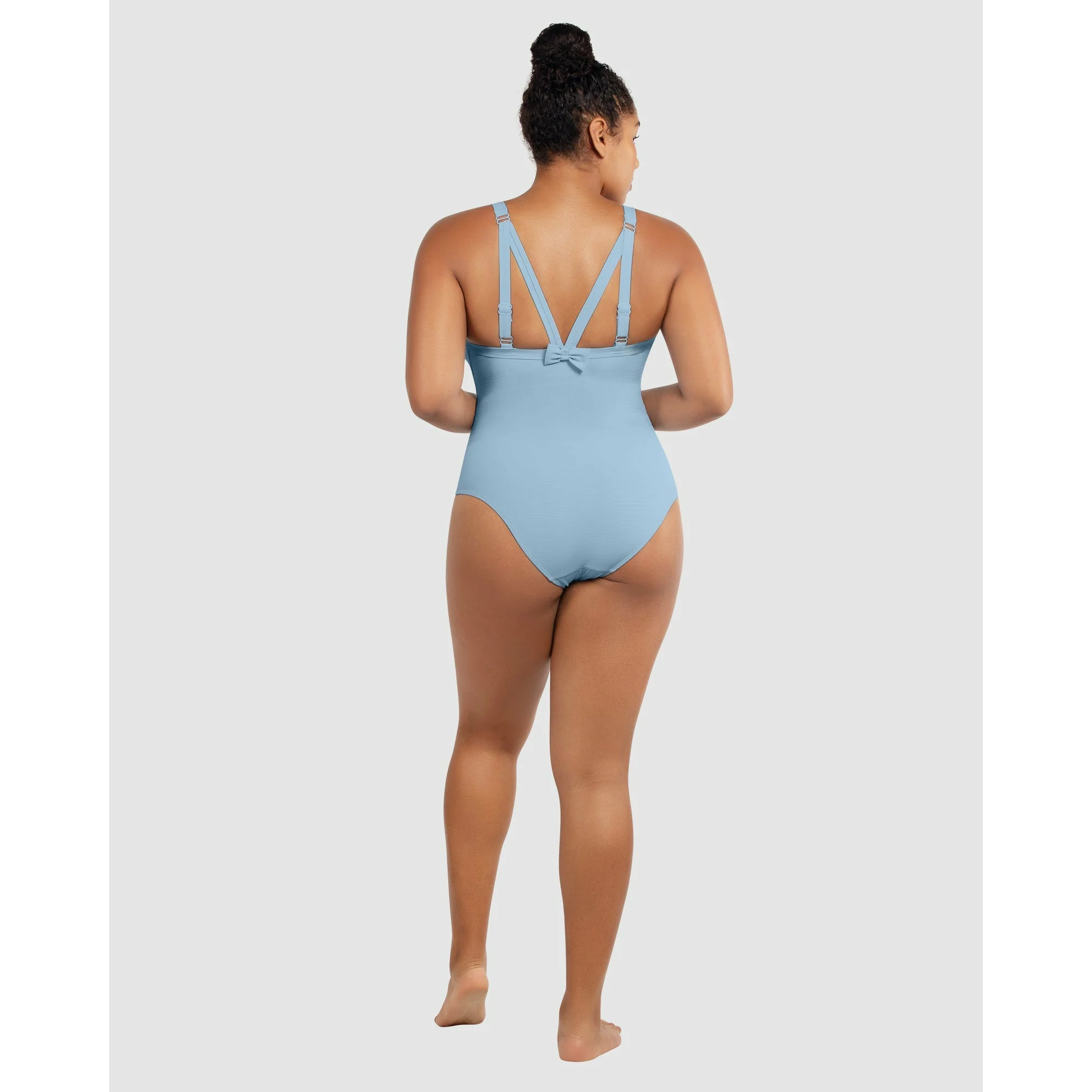 Vivien Full Bust V Neck Plunge Swimsuit - Image 4